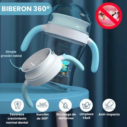 BIBERÓN 360° CUIDA EL DESARROLLO DENTAL DE TU HIJO